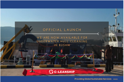 C-LEANSHIP is officially launched in Busan, South Korea.